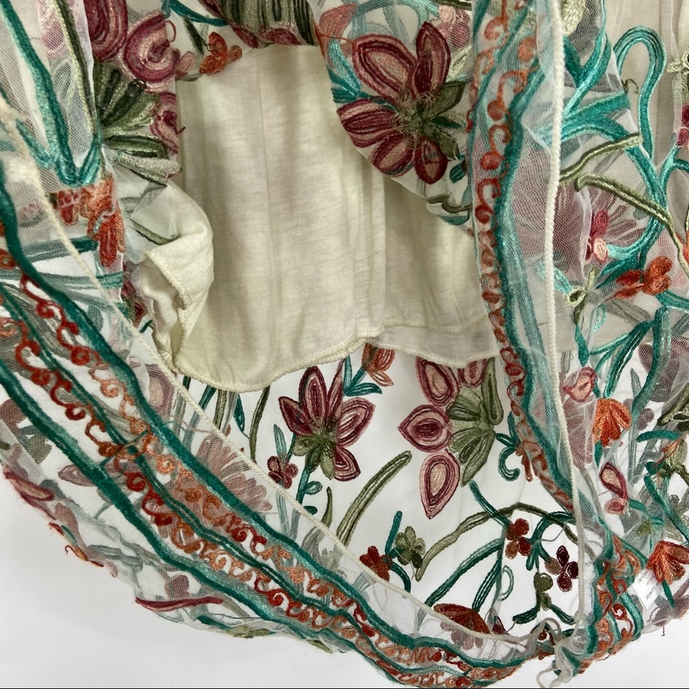 Simply Couture Embroidered Layer Tunic Dress Med - Picture 5 of 13